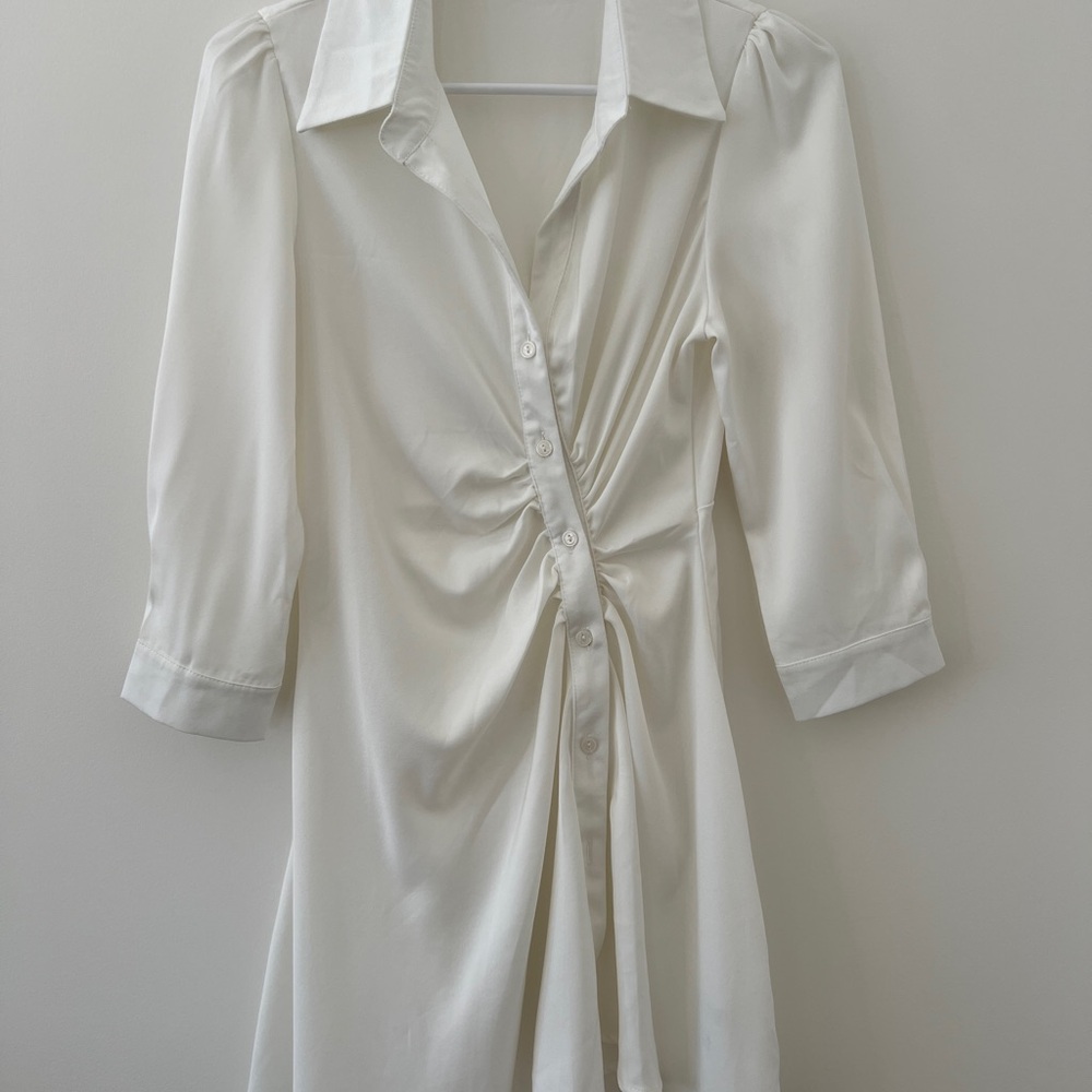 White Wrap Dress